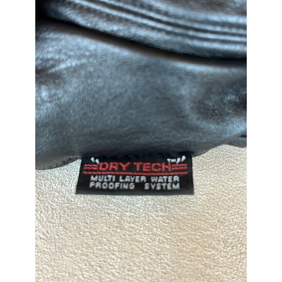 Power Tripp Women’s Black Motorcycle Leather Dry Tech Thinsulate Gloves SZ M - Picture 6 of 8